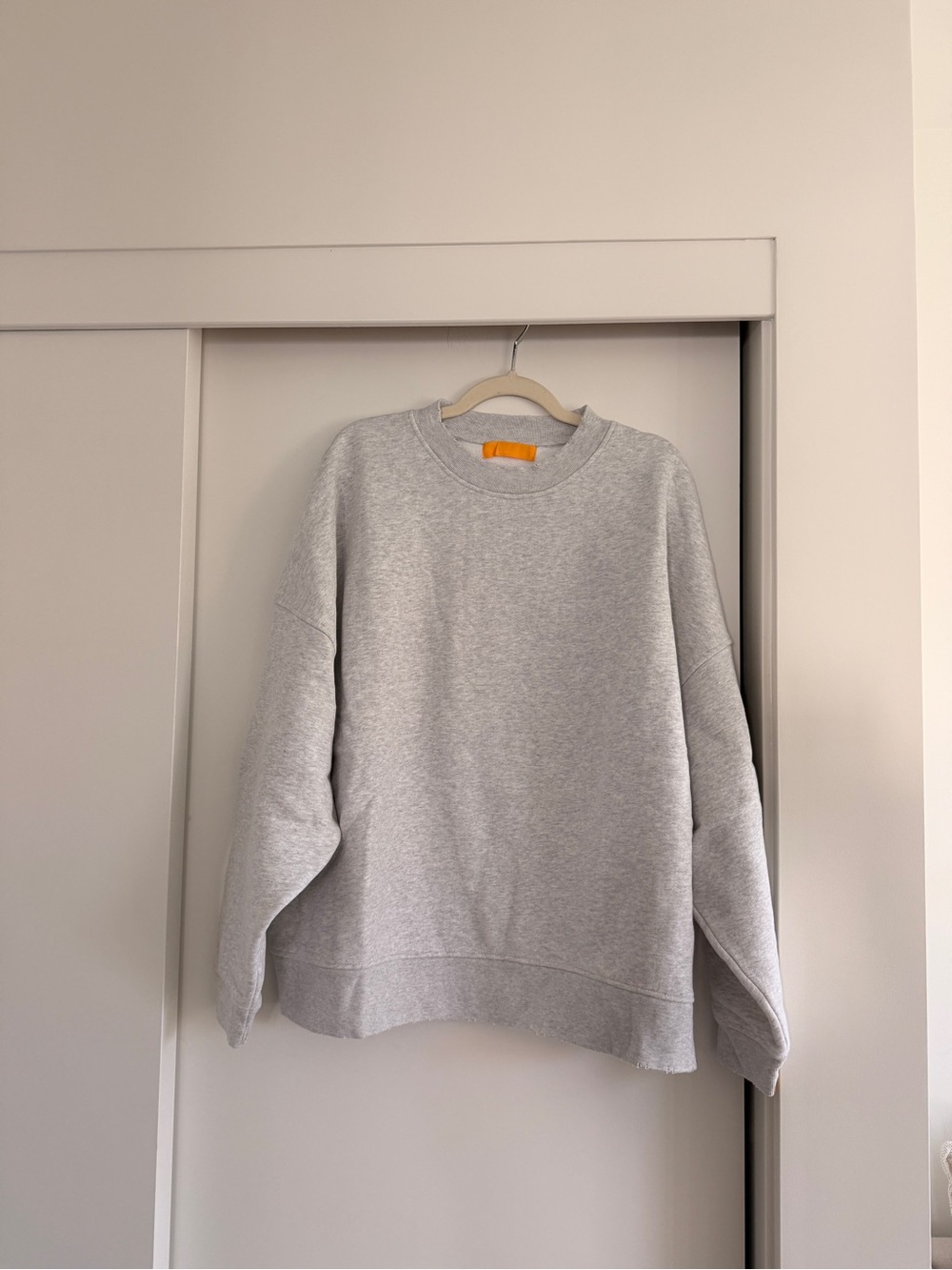 Yellow Label Co Crewneck Sweatshirt - Light Gray One Size